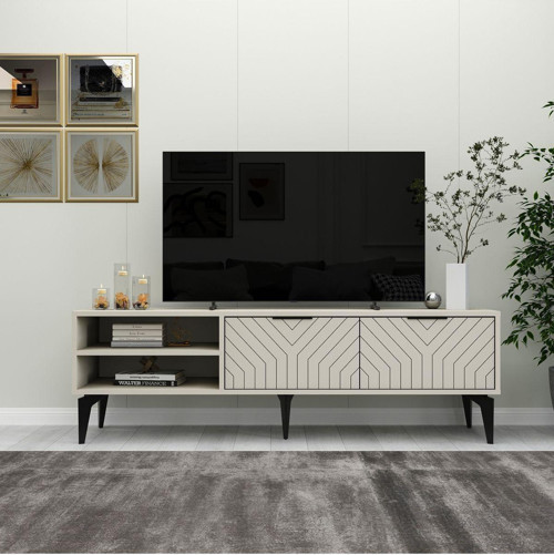 Regina Tv Sehpası Tv Ünitesi Kumtaşı 160 cm