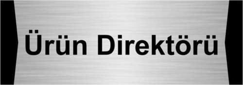 Ürün Direktörü 10X20Cm Gümüş Renk Metal Yönlendirme Levhası