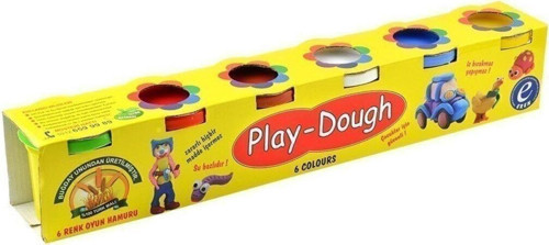 Eren Play Dough Oyun Hamuru 6 Renk 6x130=780 gr