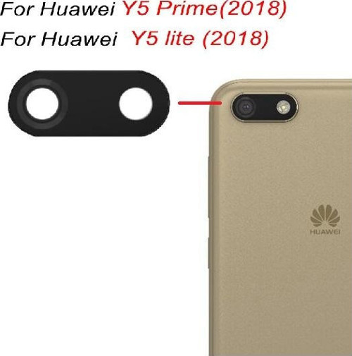 Huawei Y5 2018 Arka Kamera Camı Lens Yapışkanlı