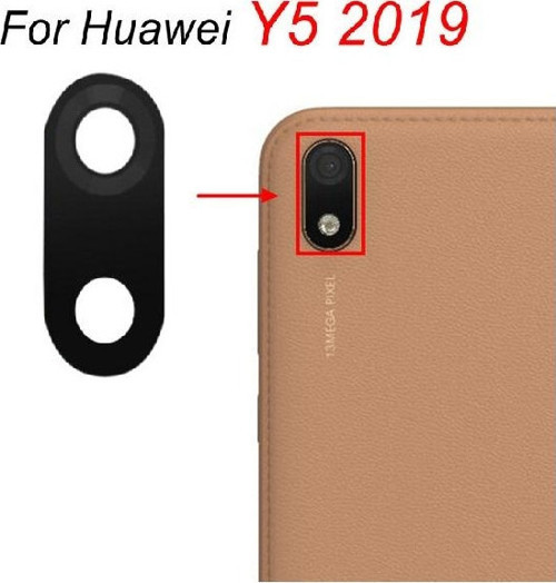 Huawei Y5 2019 Arka Kamera Camı Lens Yapışkanlı
