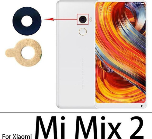Xiaomi Mİ MİX 2 Arka Kamera Camı Lens Yapışkanlı