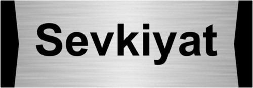 Sevkiyat 7X20Cm Gümüş Renk Metal Yönlendirme Levhası
