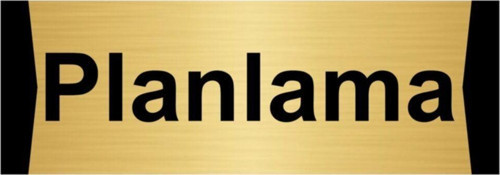 Planlama 7X20Cm Altın Renk Metal Yönlendirme Levhası