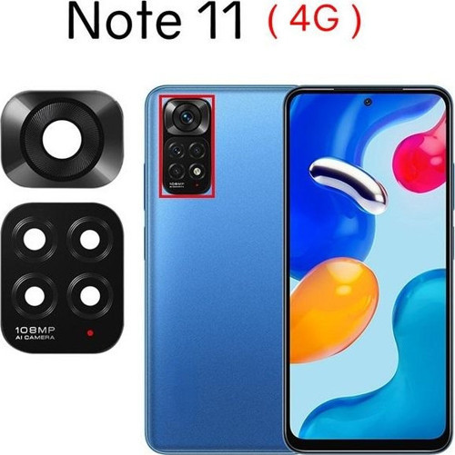 Xiaomi REDMİ NOTE 11 4G Arka Kamera Camı Lens Yapışkanlı
