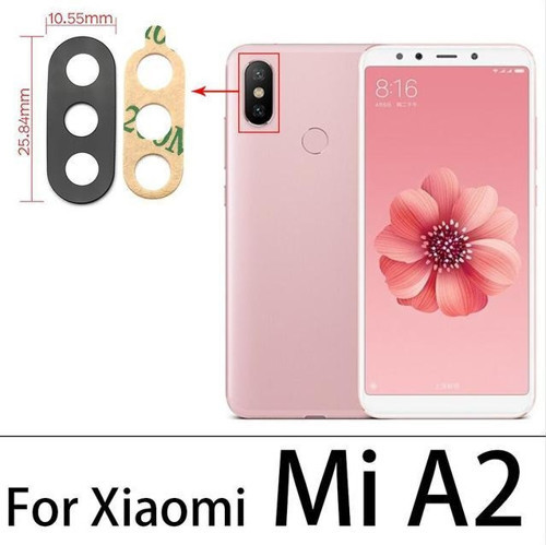 Xiaomi MİA2 Arka Kamera Camı Lens Yapışkanlı