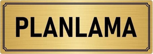 Metal Yönlendirme Levhası, Departman Kapı Isimliği Planlama 10X20 Cm Altın Renk