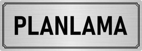 Metal Yönlendirme Levhası, Departman Kapı Isimliği Planlama 10X20 Cm Gümüş Renk