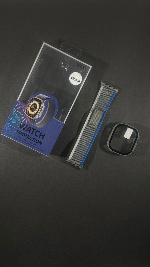 Watch 8 Ultra Uyumlu Akıllı Saat Koruyucu 49Mm Hediye Kordonlu Koruyucu (49Mm Saate Özeldir)