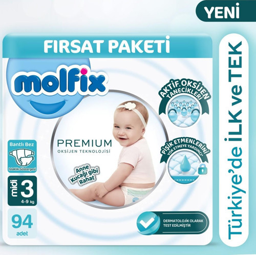 Premium Ultra Fırsat Paketi 3 Beden 94 Adet