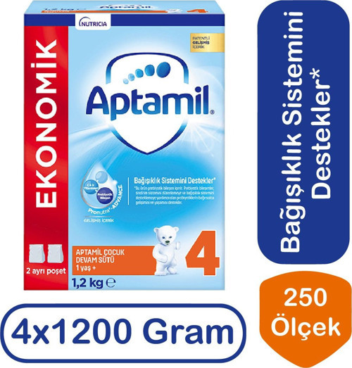 Devam Sütü 4 Numara 1200 gr 4 lü Paket