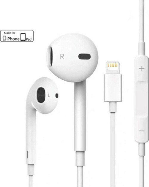 Lightning Girişli Mikrofonlu Kablolu Kulaklık Stereo Ios Uyumlu Hi-Fi Ses Teknolojisi