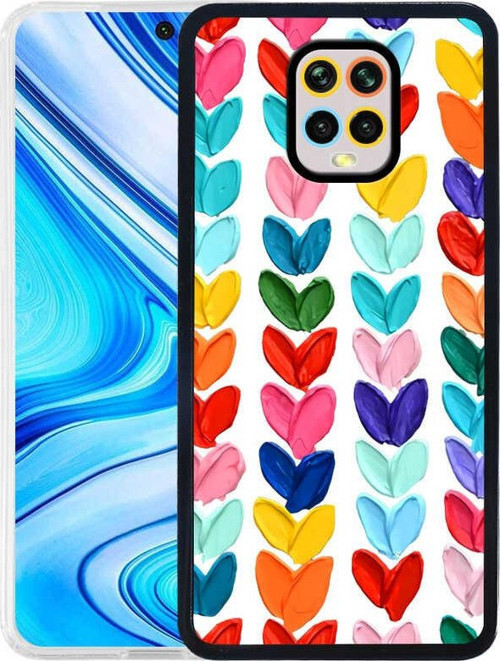 Xiaomi Redmi Note 9 Pro Kapak Kamera Korumalı Kalp Desenli Ultra İnce Silikon Kılıf