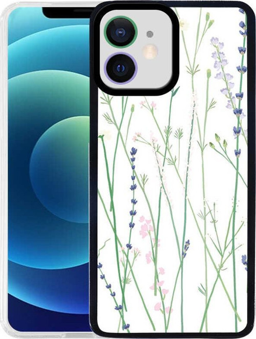 Apple iPhone 11 Kapak Kamera Korumalı Çiçek Desenli Ultra İnce Silikon Kılıf