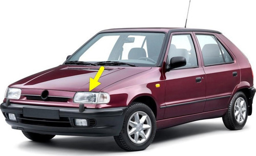 Skoda Felicia 1995-1996-1997 Sol Ön Far 6U1941017