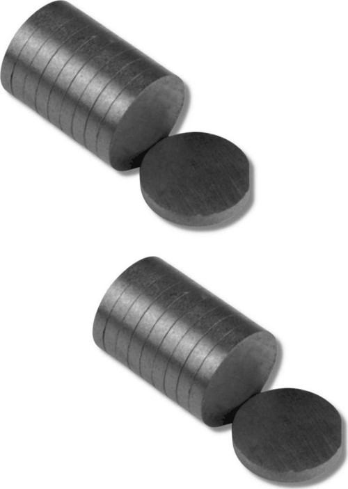 Mıknatıs Silindir Magnet 18X3Mm 15 Adet Ferrit Mıknatıs Oxıt Ferrit Magnet
