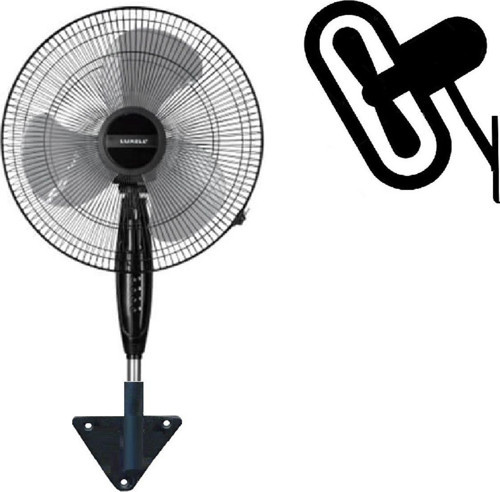 Lxf-285 Duvar Montajlı Hava Vantilatörü 3 Kademe Hız Ayarlı Pervane 45W