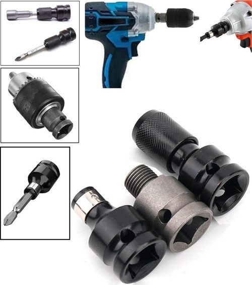 Somun Bijon Sökme Takma Sıkma Darbeli Matkap Makinesi İçin Bits Ve Mandren Adaptörü Ağır Hizmet