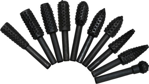Matkap Uç Seti Hss 10 Adet 1/4 '' 3Mm Shank Ahşap Oyma Ağaç Oyma Törpü Işleme Matkap Uçları Hı