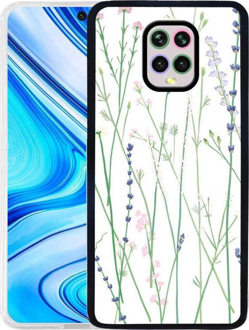 Xiaomi Redmi Note 9S Kapak Kamera Korumalı Çiçek Desenli Ultra İnce Silikon Kılıf