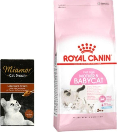 Miamor Royal Canın Mother & Babycat Yavru Kedi Maması 2 Kg + Cat Cream Ödül Maması