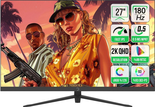 27" Sonic T80 Flat Fast IPS 180HZ 0.5 ms Qhd 2k Gaming Monitör (Sıfır Ölü Piksel Garantili)