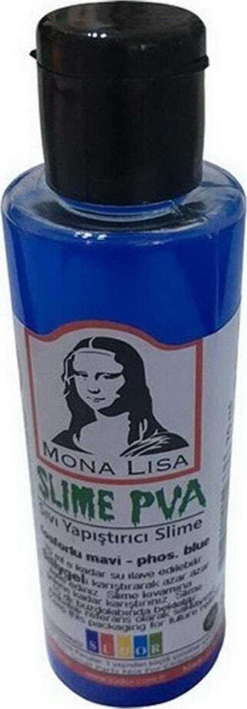 Monalisa Sıvı Yapıştırıcı Slime 70 ML Fosforlu Mavi Slime