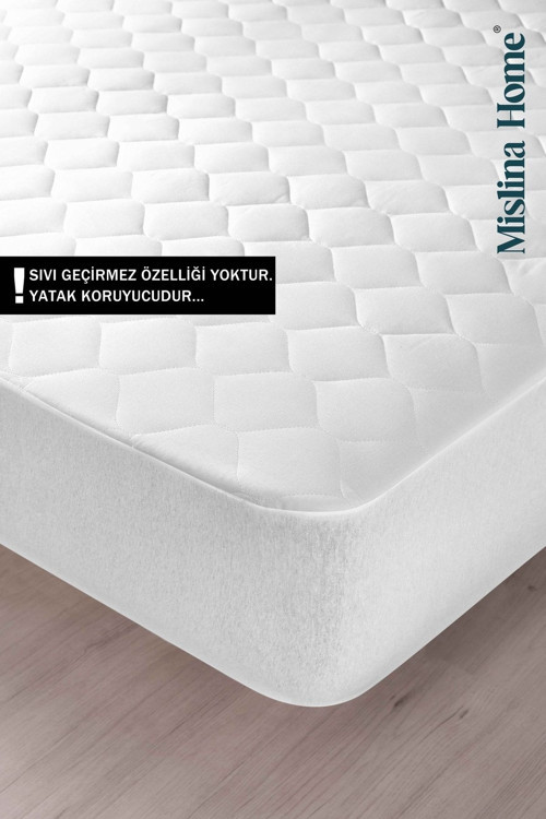 Kapitone Eko Çift Kişilik Yatak Koruyucu Fitted 180X200