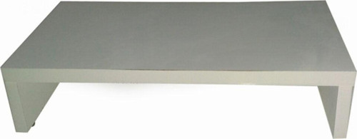 Ergonomik Parlak Beyaz Mdf Ekran Yükseltici Ekran Altı 12 cm 4525