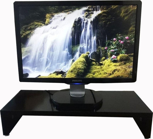19 cm Yükseklikte Altına Klavye Konulabilir Monitor Aparatı Monitör Standı 50 cm x 25 cm