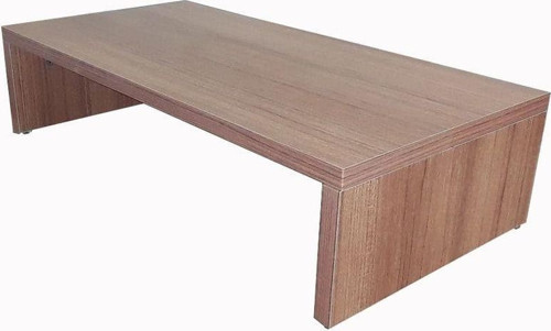 19 cm Yükseklikte Teak Kahverengi Monitör Stand Ekran Yükseltici 52 x 22