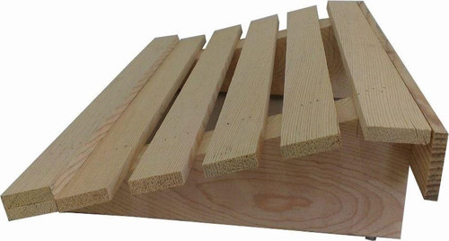 Naturel Ahşap Ayak Desteği Sırt Bel Ve Baldır Sağlığı Destekleyici