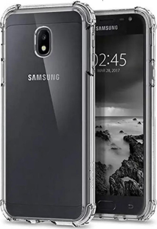 Samsung Galaxy J5 Pro ile Uyumlu Kapak Airbag Antishock Köşe Korumalı Şeffaf Silikon Kılıf