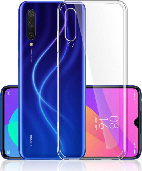 Xiaomi Mi A3 ile Uyumlu Kapak 1mm Süper Silikon Şeffaf Kılıf