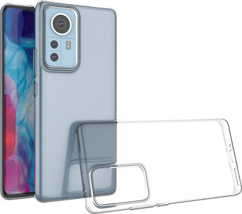 Xiaomi Mi 12 ile Uyumlu Kapak 1mm Süper Silikon Şeffaf Kılıf