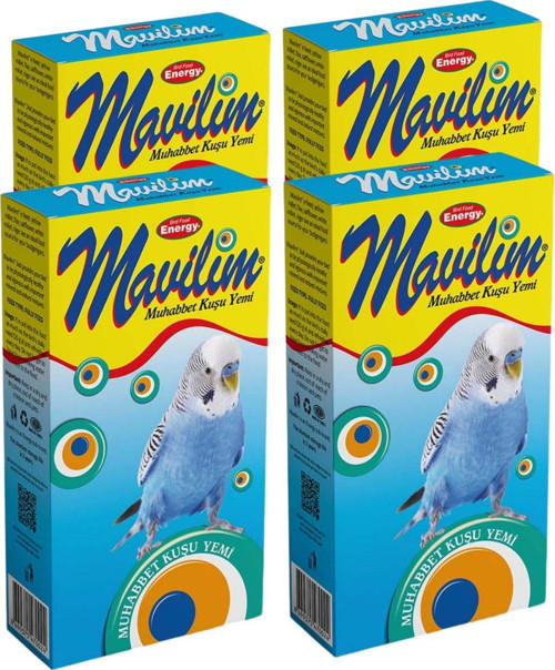 Mavilim Muhabbet Kuşu Yemi 300 G - 4 Adet