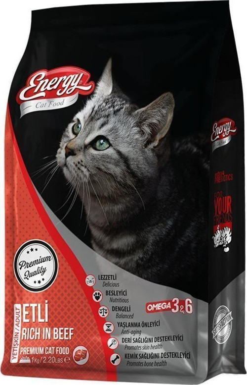 Sığır Etli Yetişkin Kedi Maması 1 Kg