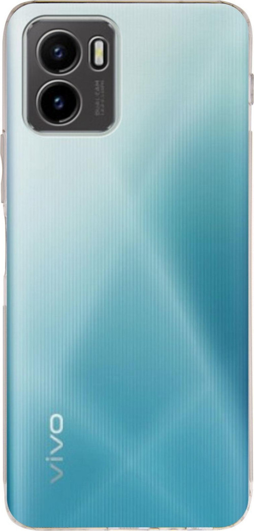 Vivo Y15S İle Uyumlu Kapak Kamera Korumalı Tıpalı Şeffaf Silikon Kılıf