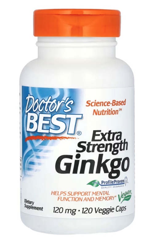 Doctor's Best, Extra Strength Ginkgo, 120 mg, 120 Veggie Capsul.Usa Menşei.OZELSPORCUGIDALARIN'DAN