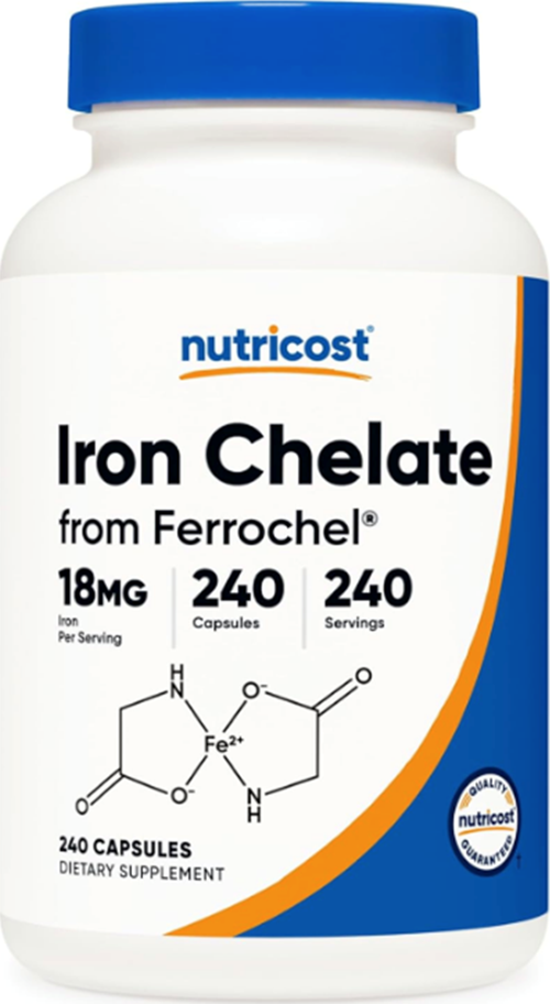 Chelated Iron (from Ferrochel) 18mg, 240 Capsul.Tr Tek Yetkili SATICISI OZELSPORCUGIDALAR