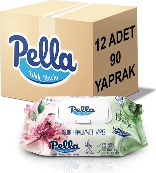 Hassas Ciltler Sensitive Gül Kokulu Islak Havlu 12X90 Lı 1080 Yaprak
