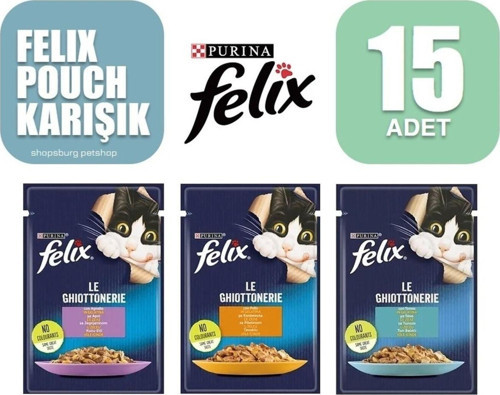 Karışık (Kuzu-Tavuk-Ton) Yetişkin Kedi Yaş Maması - 85 Gr X 15 Adet