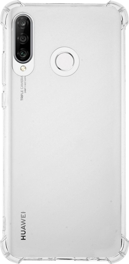 Huawei P30 Lite ile Uyumlu Kapak Köşe Korumalı Airbag Antishock Silikon Şeffaf Kılıf