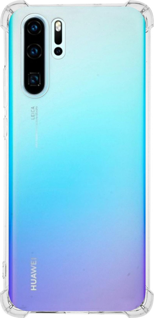 Huawei P30 Pro ile Uyumlu Kapak Köşe Korumalı Airbag Antishock Silikon Şeffaf Kılıf