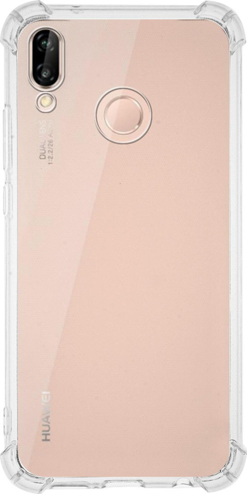 Huawei P20 Lite ile Uyumlu Kapak Köşe Korumalı Airbag Antishock Silikon Şeffaf Kılıf