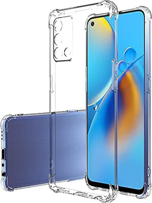 Oppo A74 Kapak Kamera Korumalı Şeffaf Airbag Antishock Köşe Korumalı Silikon Kılıf