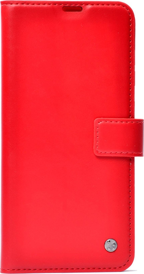 Apple iPhone 11 Pro Deri Deluxe Kapaklı Cüzdanlı Kılıf - Kırmızı
