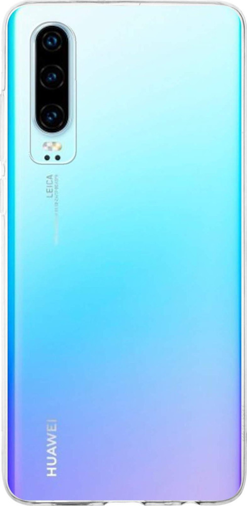 Huawei P30 Kapak 1mm Şeffaf Silikon Kılıf