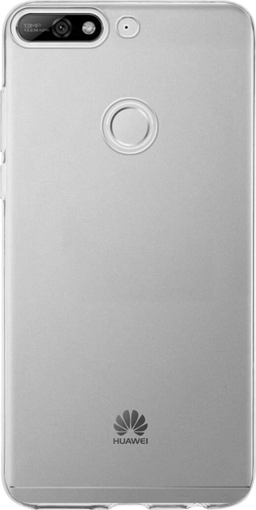 Huawei Y7 2018 Kapak 1mm Şeffaf Silikon Kılıf