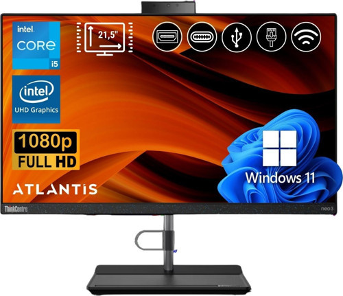 ThinkCentre Neo 30A 22 i5-12450H 16GB 256GB M.2 SSD 12B30062TX ATL19 21.5" W11Pro ALL IN ONE BİLGİSAYAR